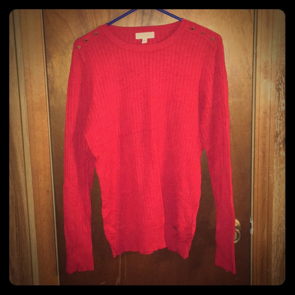 Red sweater